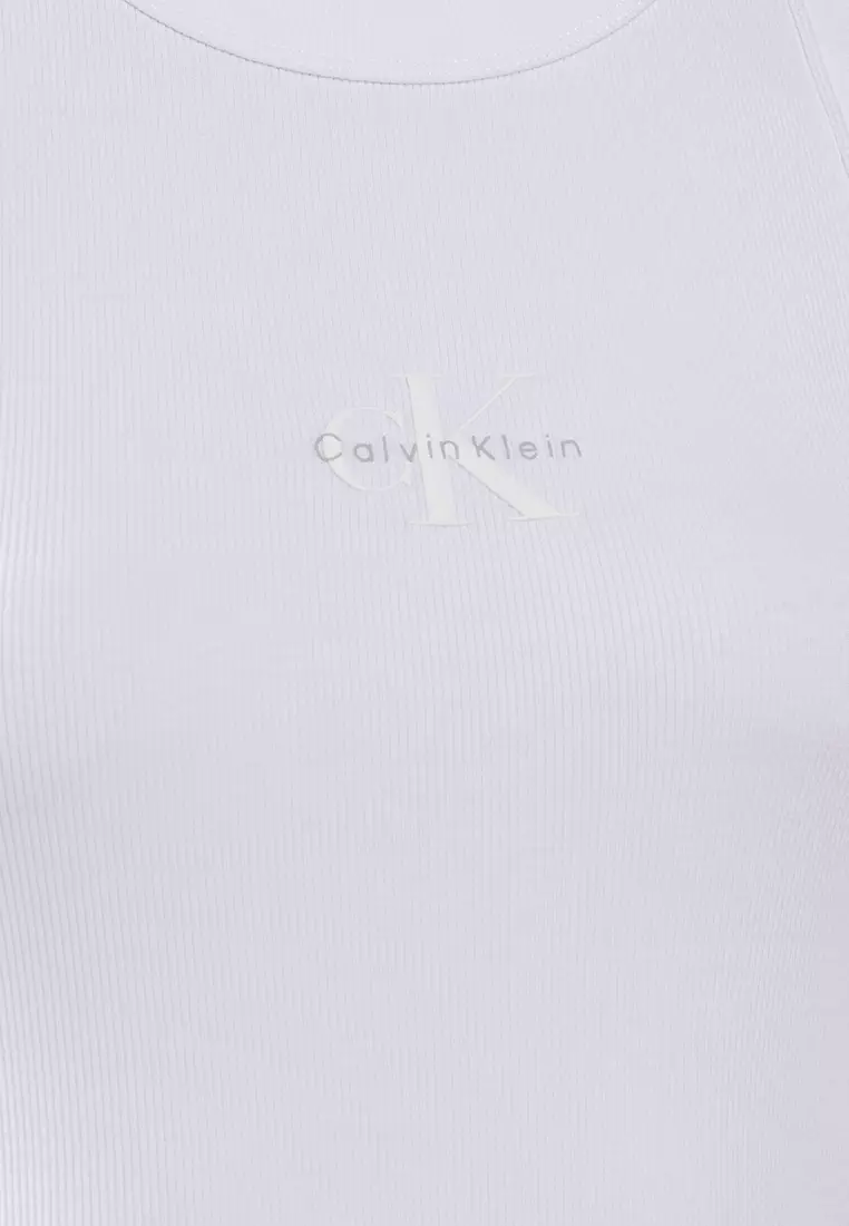商標羅紋針織背心 - Calvin Klein Jeans