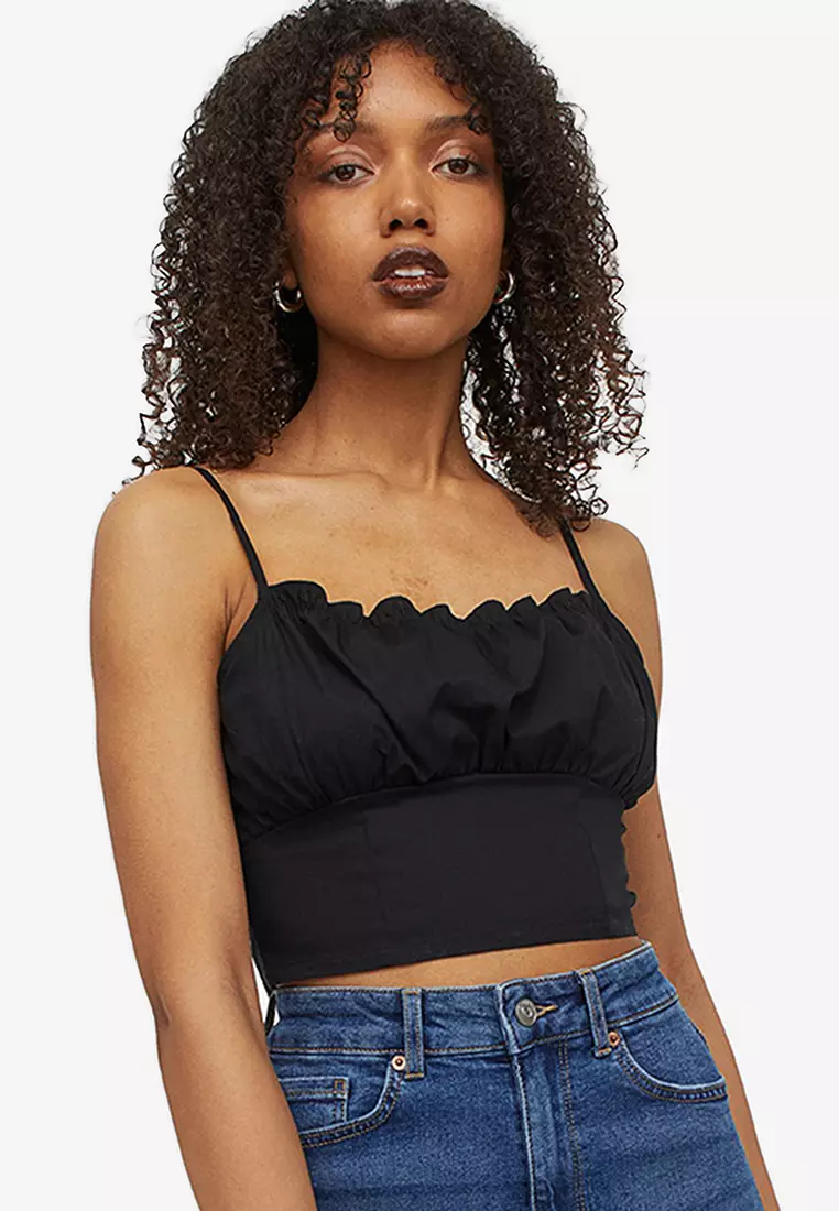 Cotton crop tops online outlet