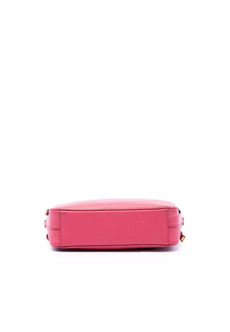 Pre-Loved Prada Mini Saffiano Double Zip Camera Bag