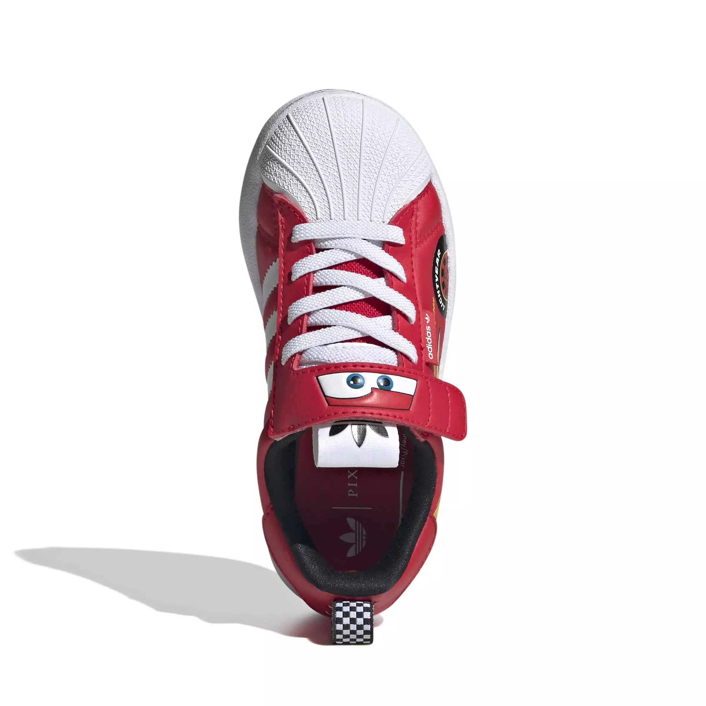 ADIDAS Pixar Cars Adifom Superstar 360 C JR3752 - Sepatu Anak (Merah)