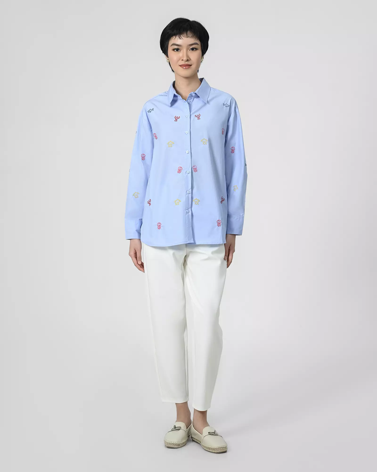 Geulis.id COVE SHIRT - BLUE