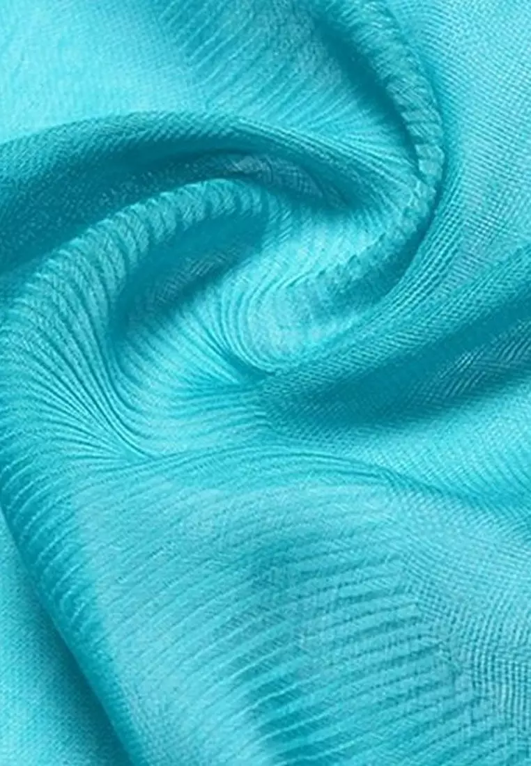 Gg Guccissima Web Scarf for Women in Turquoise