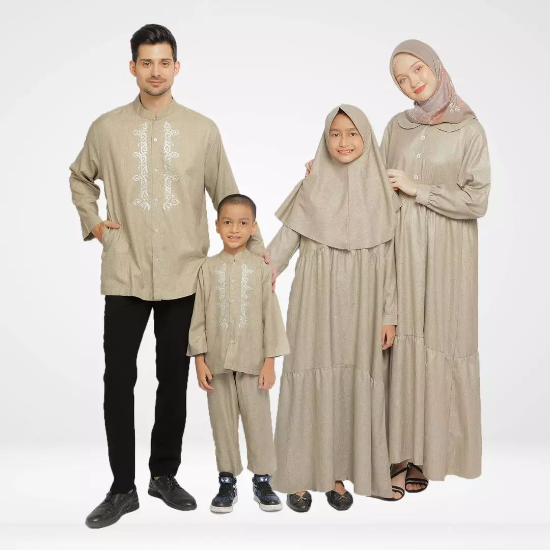Gamis Anak GA 03 Cream
