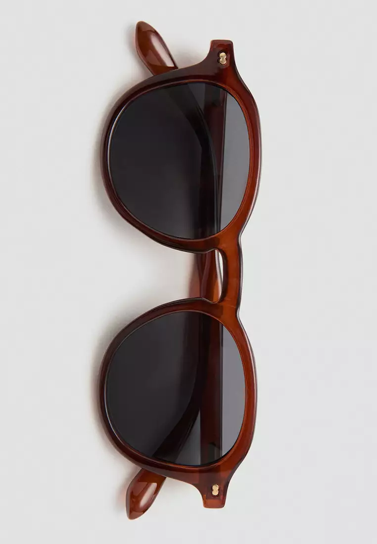 Semi-Transparent Frame Sunglasses