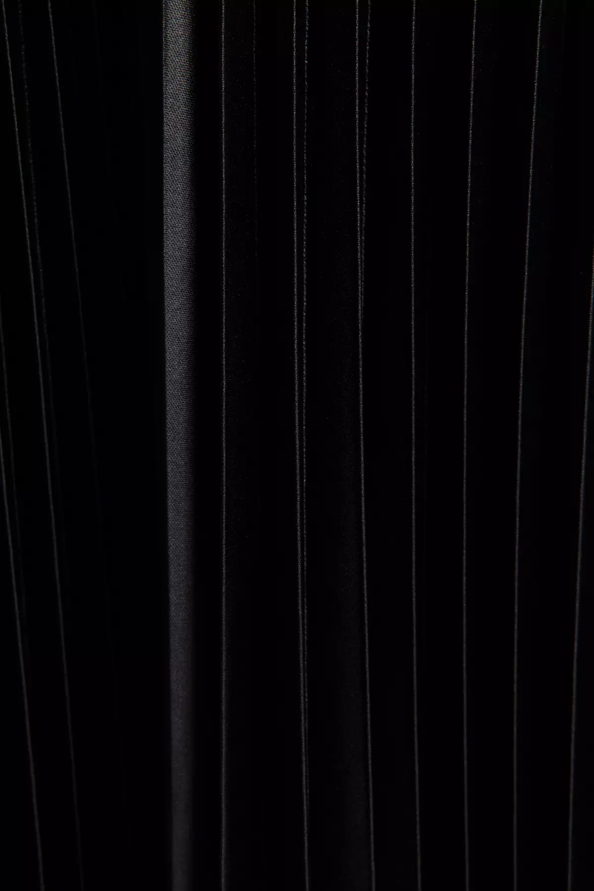 Pleated Maxi Knitted Skirt