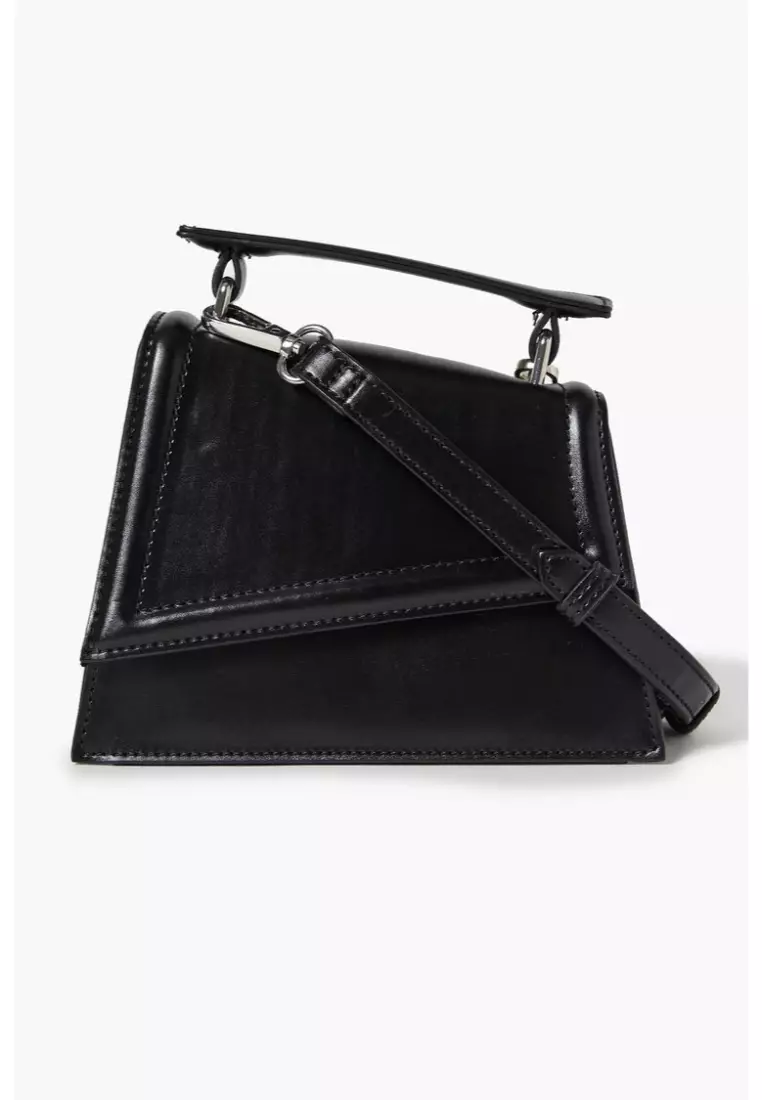 Buy FOREVER 21 Asymmetrical Faux Leather Crossbody Bag 2024 Online
