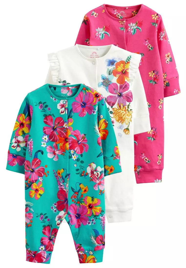 Buy NEXT Baby Footless Sleepsuits 3 Pack Online ZALORA Malaysia