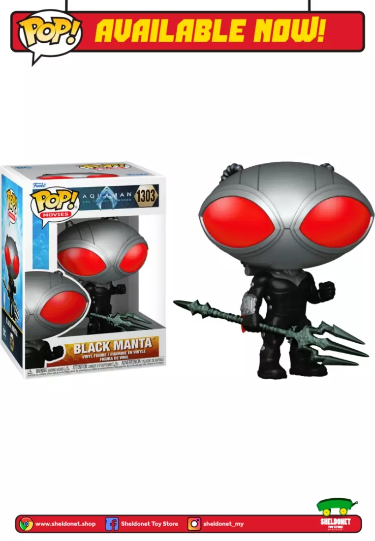 Black manta on sale funko pop