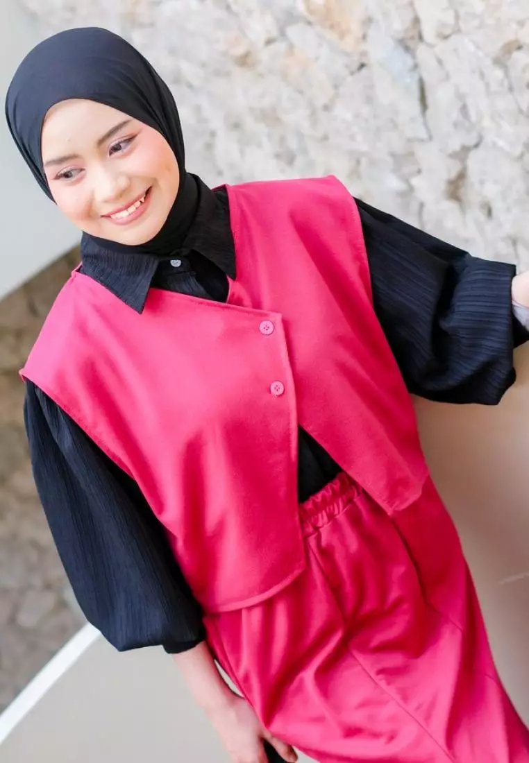 Tiara One Set - Vest Skirt - Fuschia M18880 R40S6