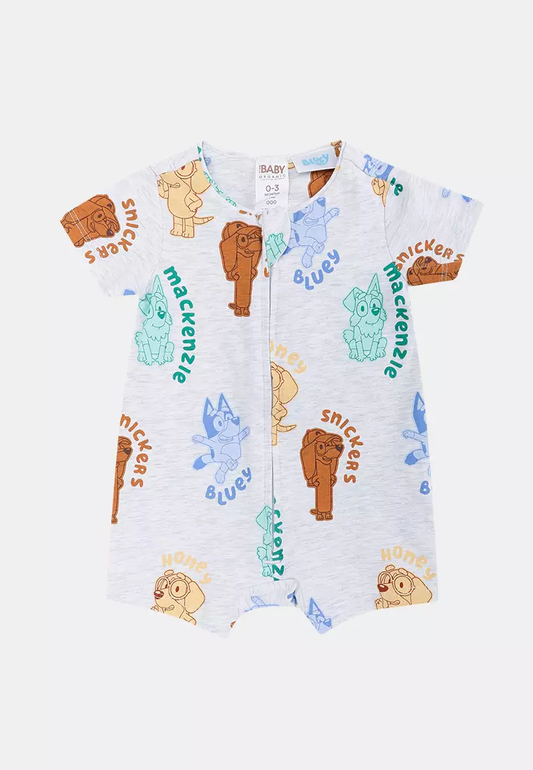 Buy Cotton On Kids Growie Licensed Short Sleeves Zip Romper 2026