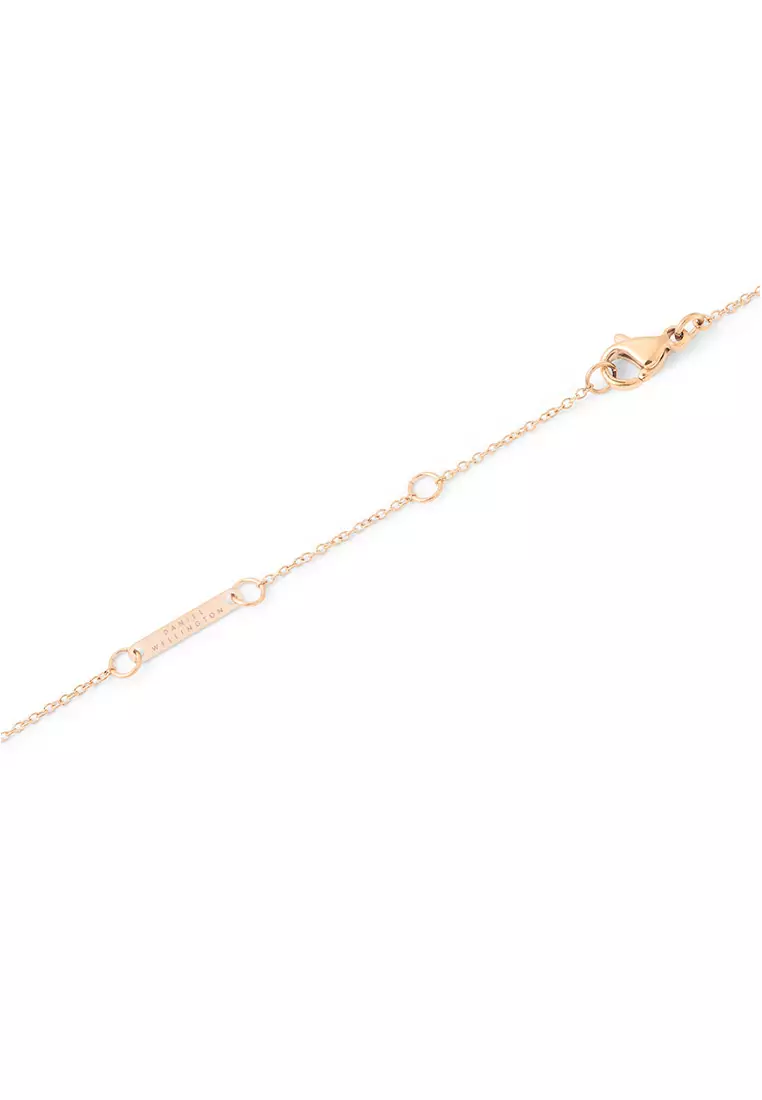 Mirelle Heart Necklace Rose Gold Unisex Necklace for women and men stainless steel crystal Necklace DW Official Authentic Original kalung perempuan lelaki DW