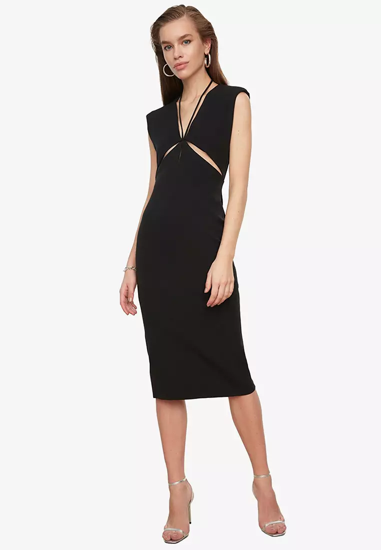 Trendyol Midi Sheath Dress 2024, Buy Trendyol Online