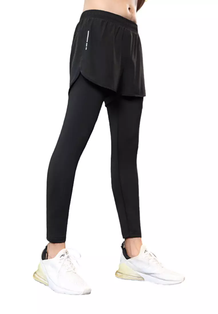 Sports Fitness Fake Two-Piece Trousers GP52103