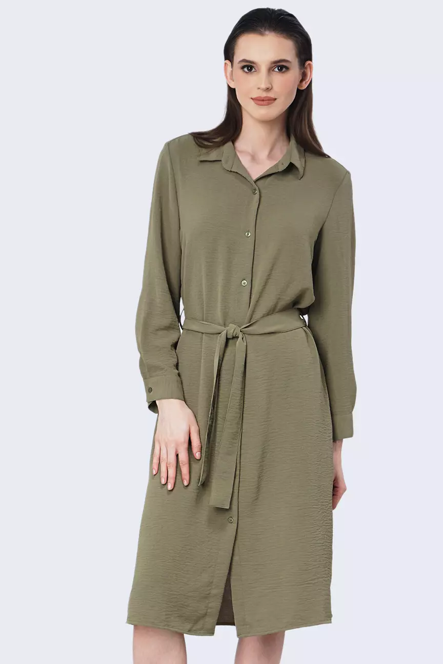 Yvonne Dress sage main image 0