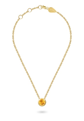 Aquae Jewels yellow Necklace My BirthStone 18K Gold - Yellow Gold,Citrine - November 0F80AAC69B91A4GS_1