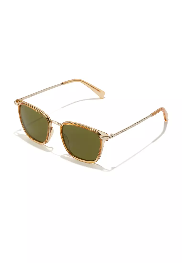 HAWKERS Champagne Juniper Green INK  Sunglasses for Men and Women, Unisex. UV400 Protection. Official Product designed in Spain