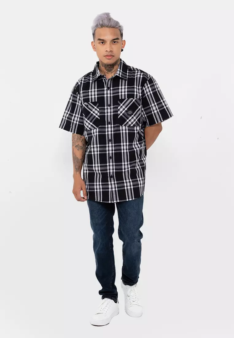 Harley-Davidson Short Sleeve Plaid Shirt