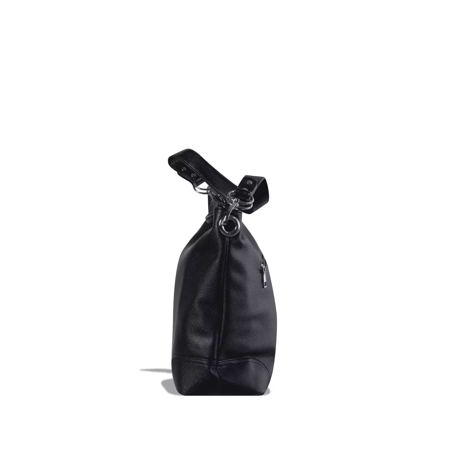 C2 Liora Black 2-in-1 Hobo Shoulder Bag - Tas Hobo 2-in-1 Wanita