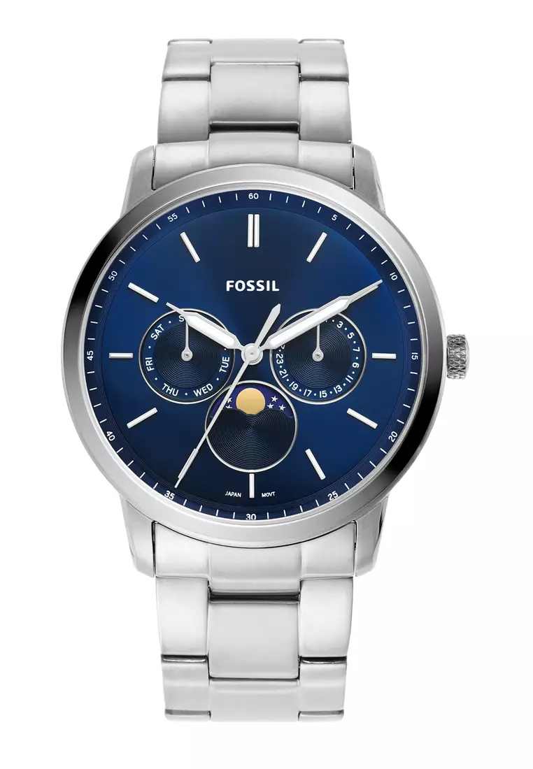 Buy Fossil Fossil Neutra Minimalist Silver Watch FS5907 Online