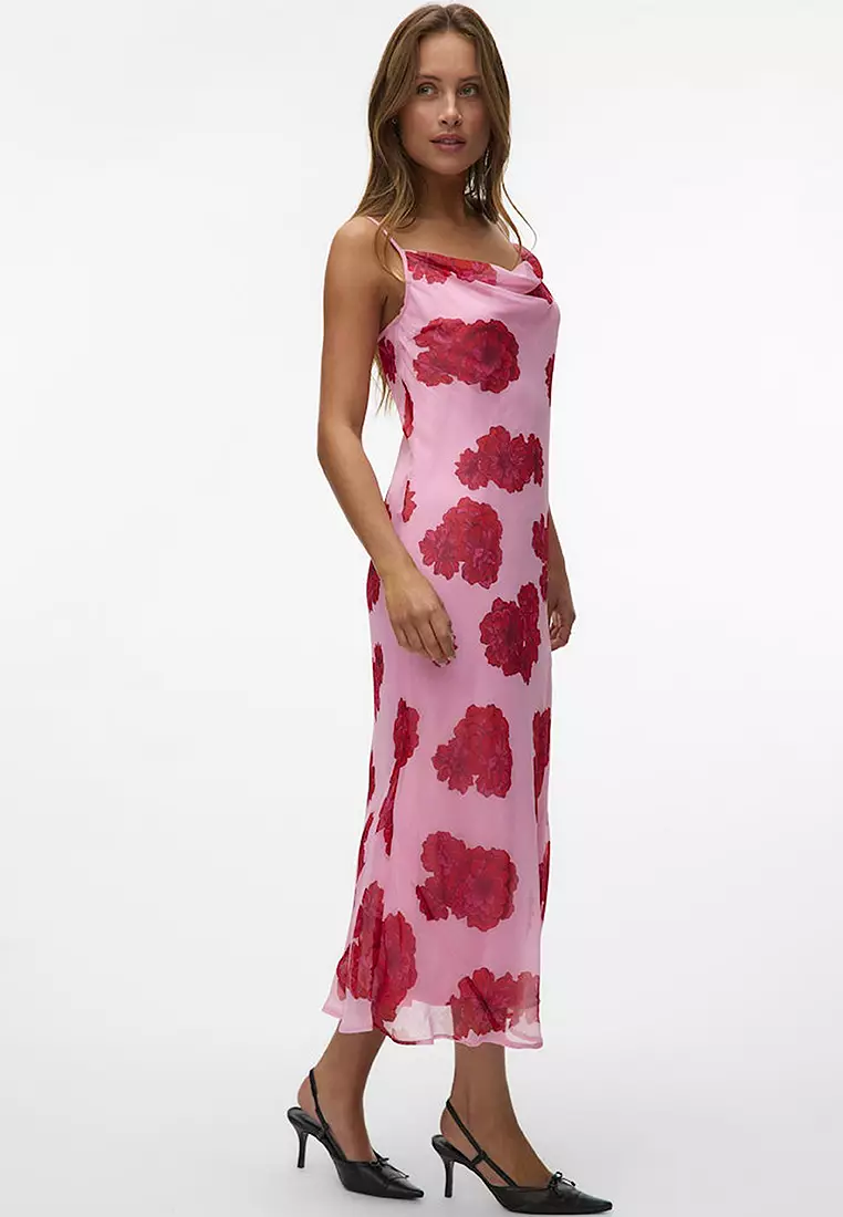 Smilla Sleeveless 7/8 Waterfall Dress