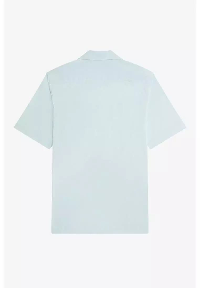 Buy Fred Perry Fred Perry M1745 Compress Mesh Revere Collar Shirt