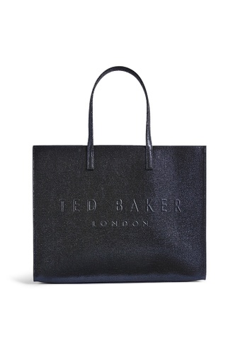 Ted Baker blue Ted Baker EW Crinkle Patent Embossed Xhatch I EE188ACBFC5F39GS_1