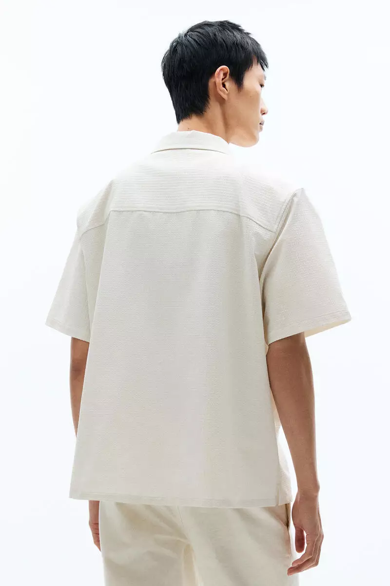 Loose Fit Textured resort shirt