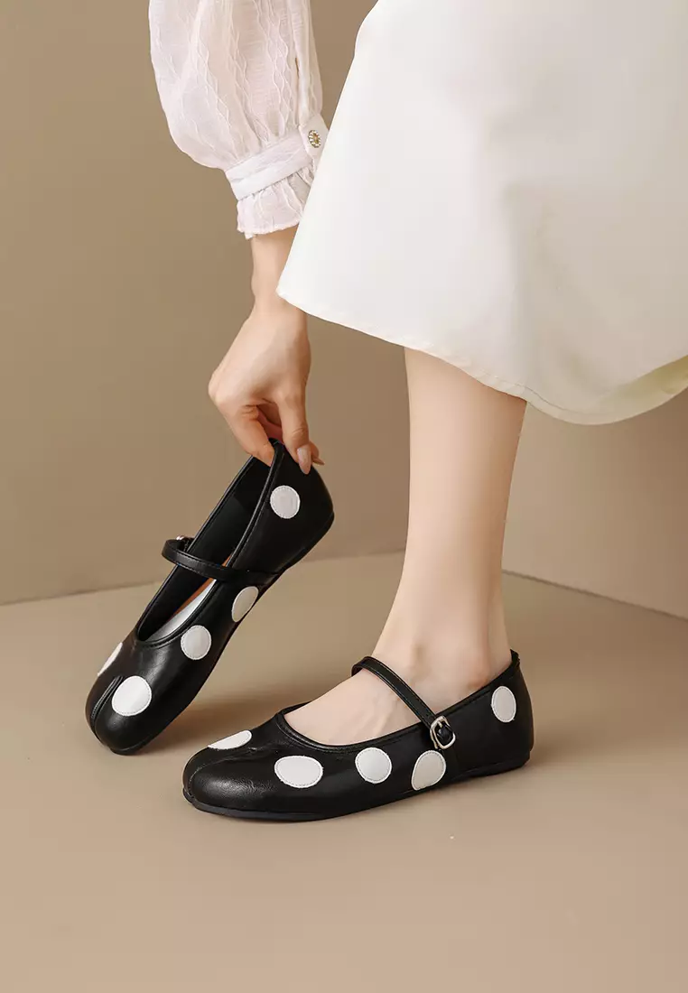 Tabi Polka Dot Mary Jane Shoes WW8293-2