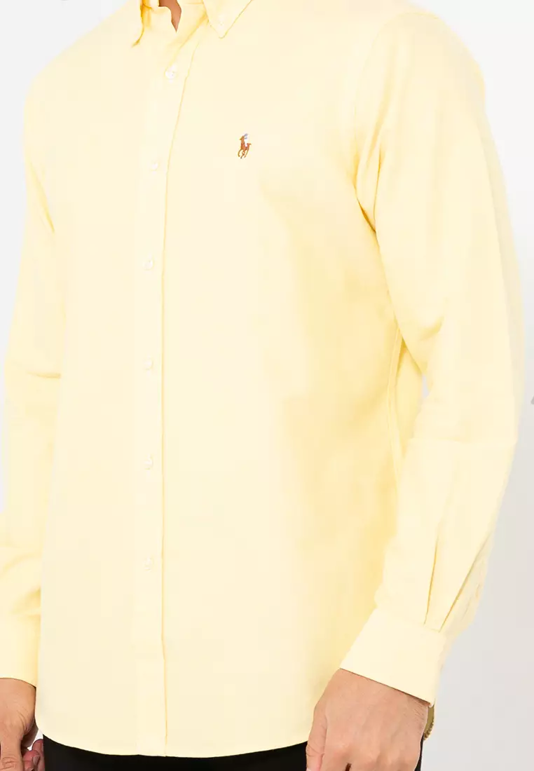Ralph lauren cheap yellow oxford shirt