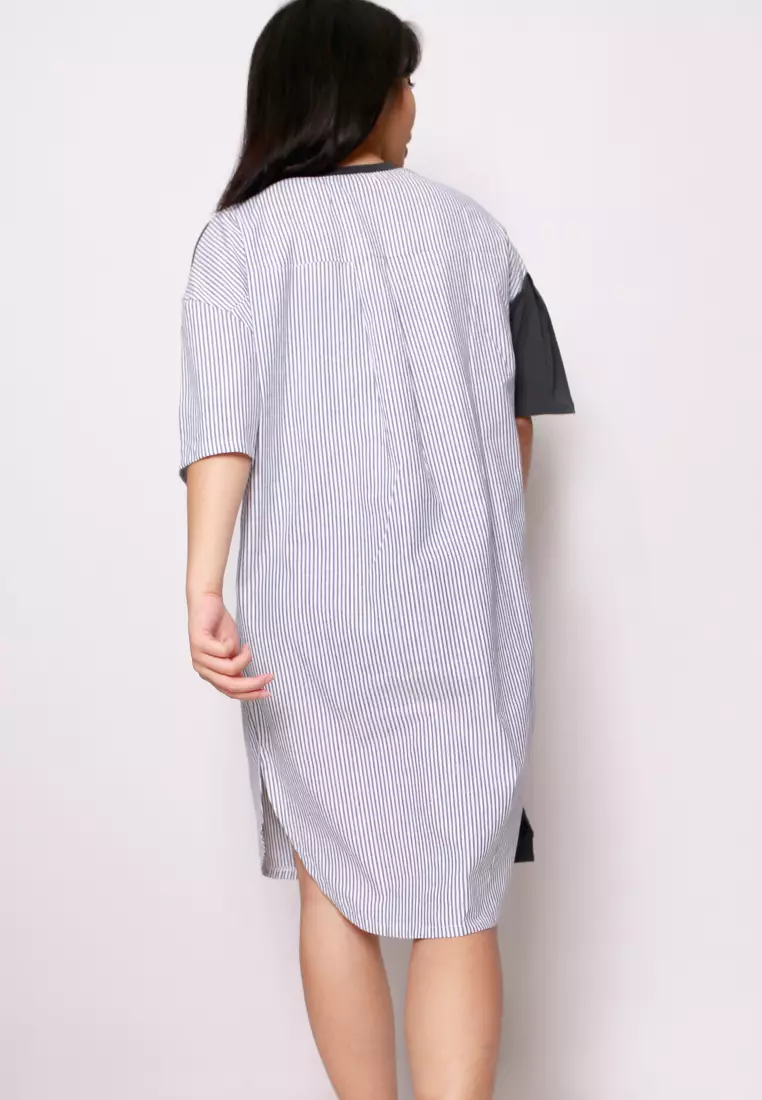 Midi Dress Asymmetry