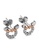 Krystal Couture gold KRYSTAL COUTURE Minnie Mouse Earrings Embellished with Swarovski® crystals-Dual Tone/Clear F3BD3AC8B65FB5GS_3