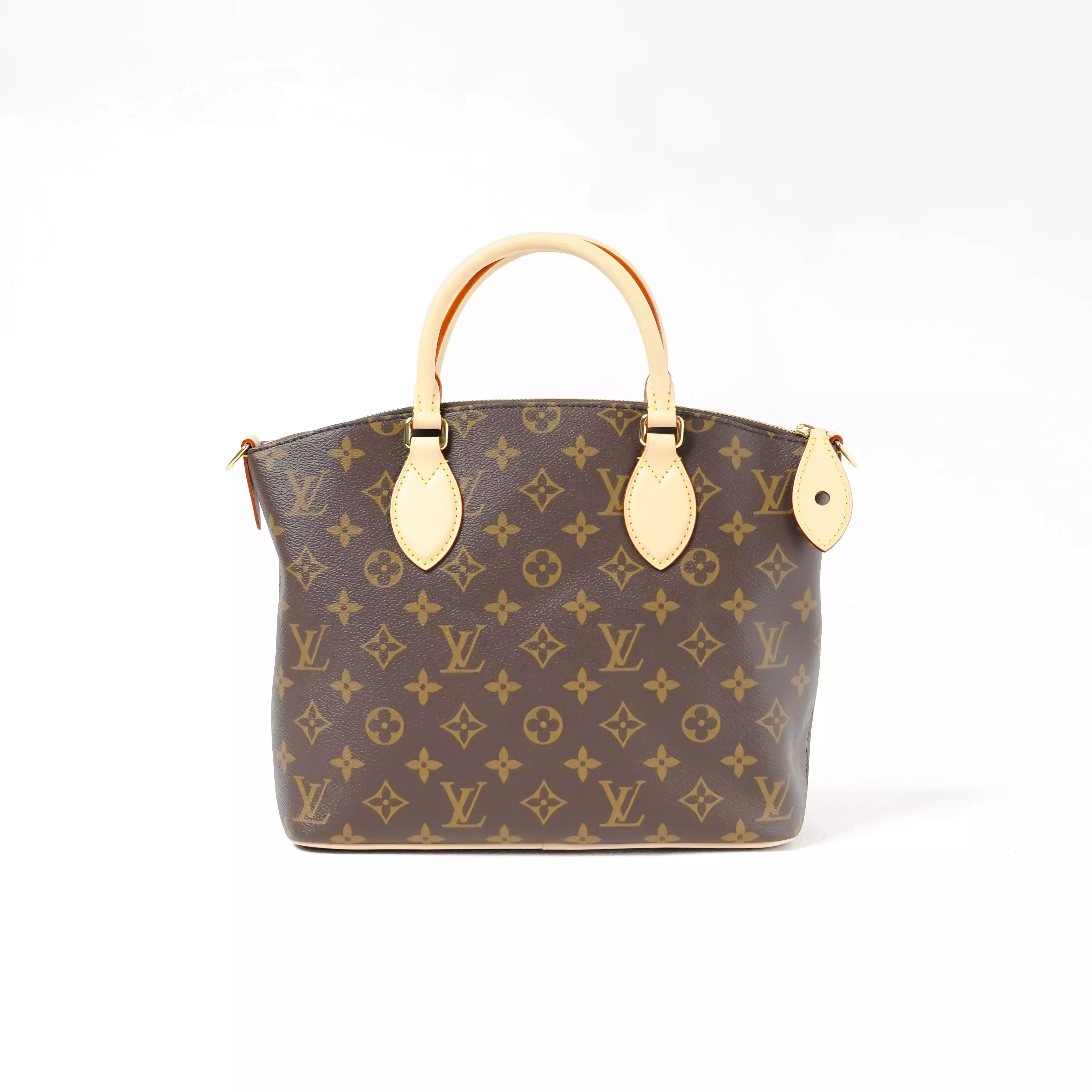 Tas LOUIS VUITTON LV LOCKIT PM ECLIPSE BROWN TOP HANDLE BAG 100% ORIGINAL