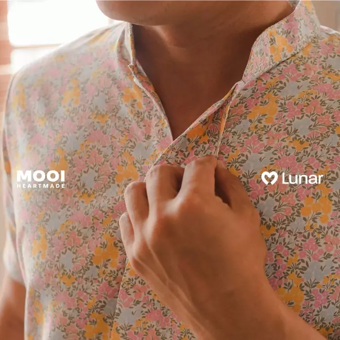 Mooi Kemeja Dewasa Lunar Collection Shang Mandarin Shirt Adult - Pink Fushia