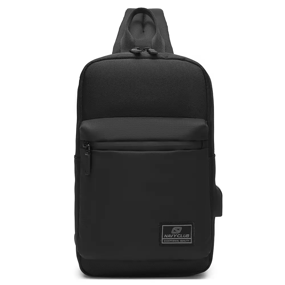 Jual Navy Club Navy Club Tas Selempang Travel Cross Body Bag Hgi Sling Bag Usb Port Tas Pria