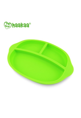 Haakaa Silicone Divided Plate-Green 30E95ES981B882GS_1