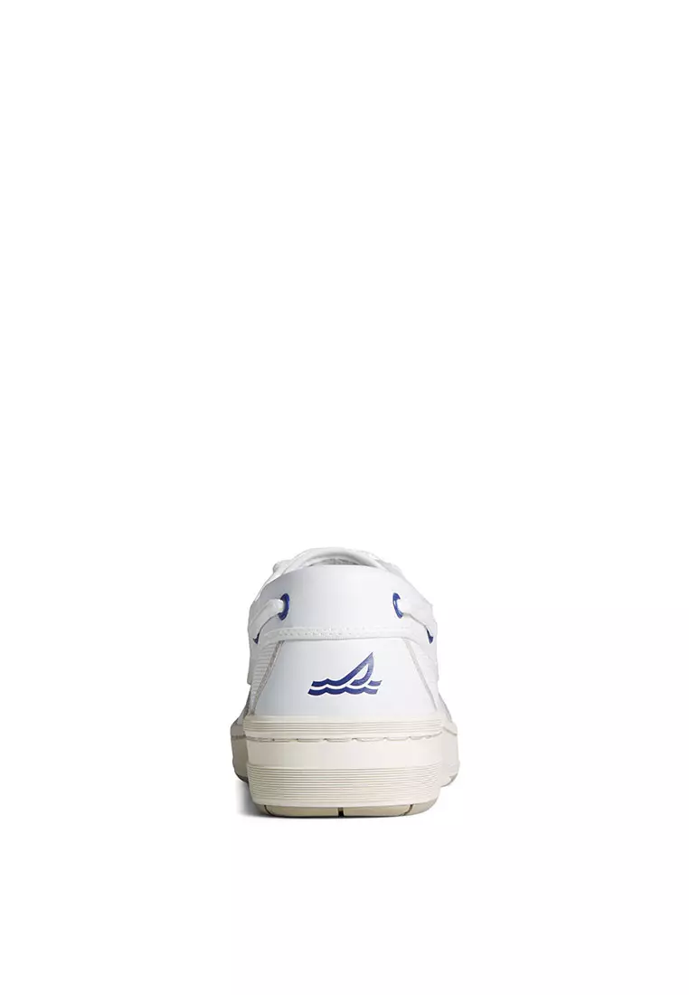 Men's U.S.12 Boat Shoes - White (STS25901)
