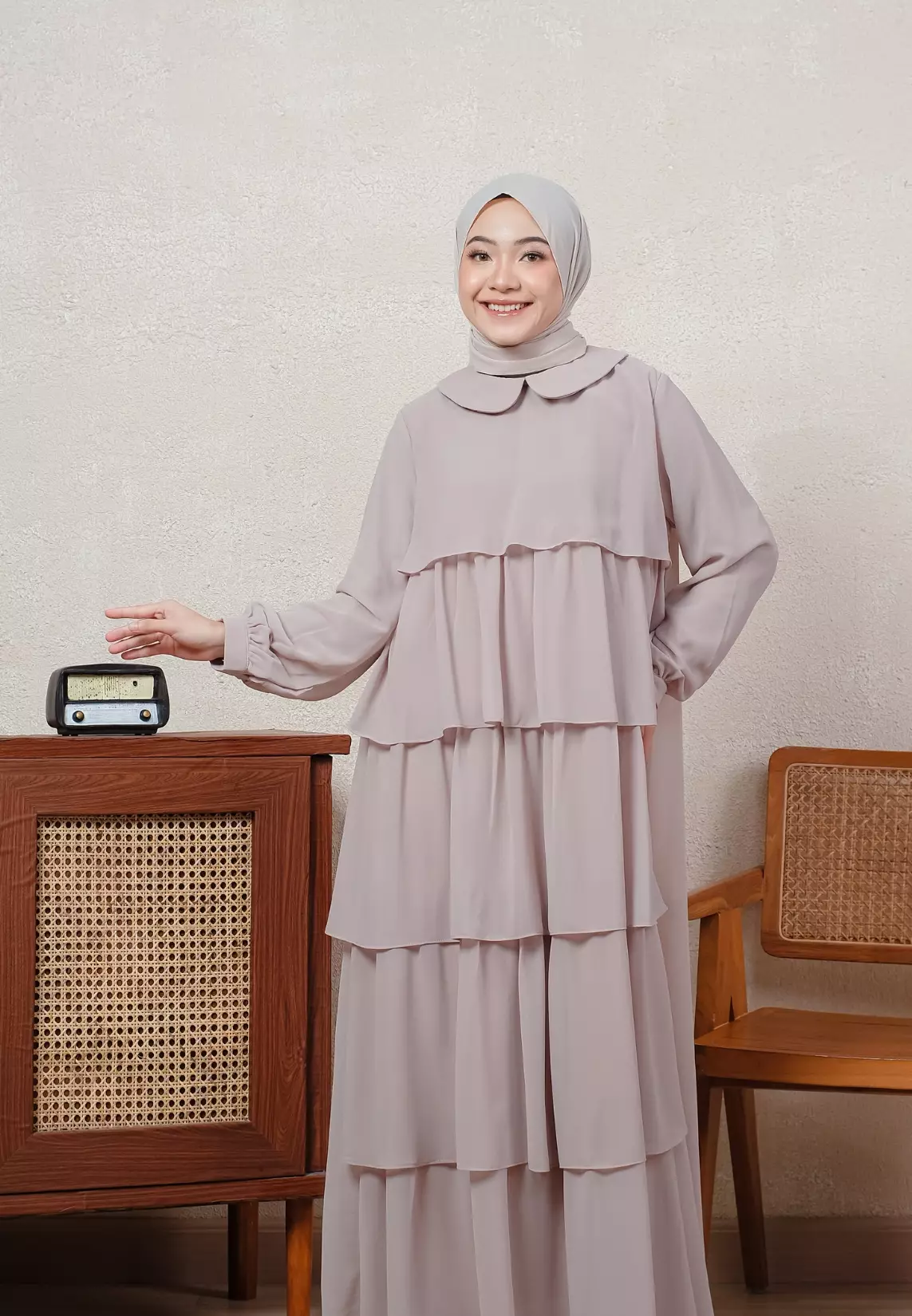 Evelyn Dress - Khaki