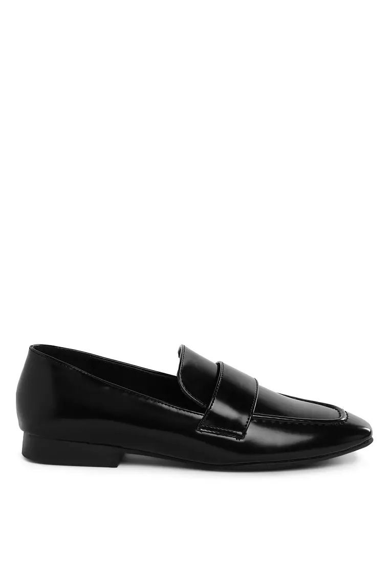 Discount on London Rag  shoes - SKU: Flat Heel Loafers In Black