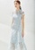 Sunnydaysweety blue Hollow Lace Mesh Large Skirt One-Piece Dress A22050705 2123BAAB6D67BEGS_5
