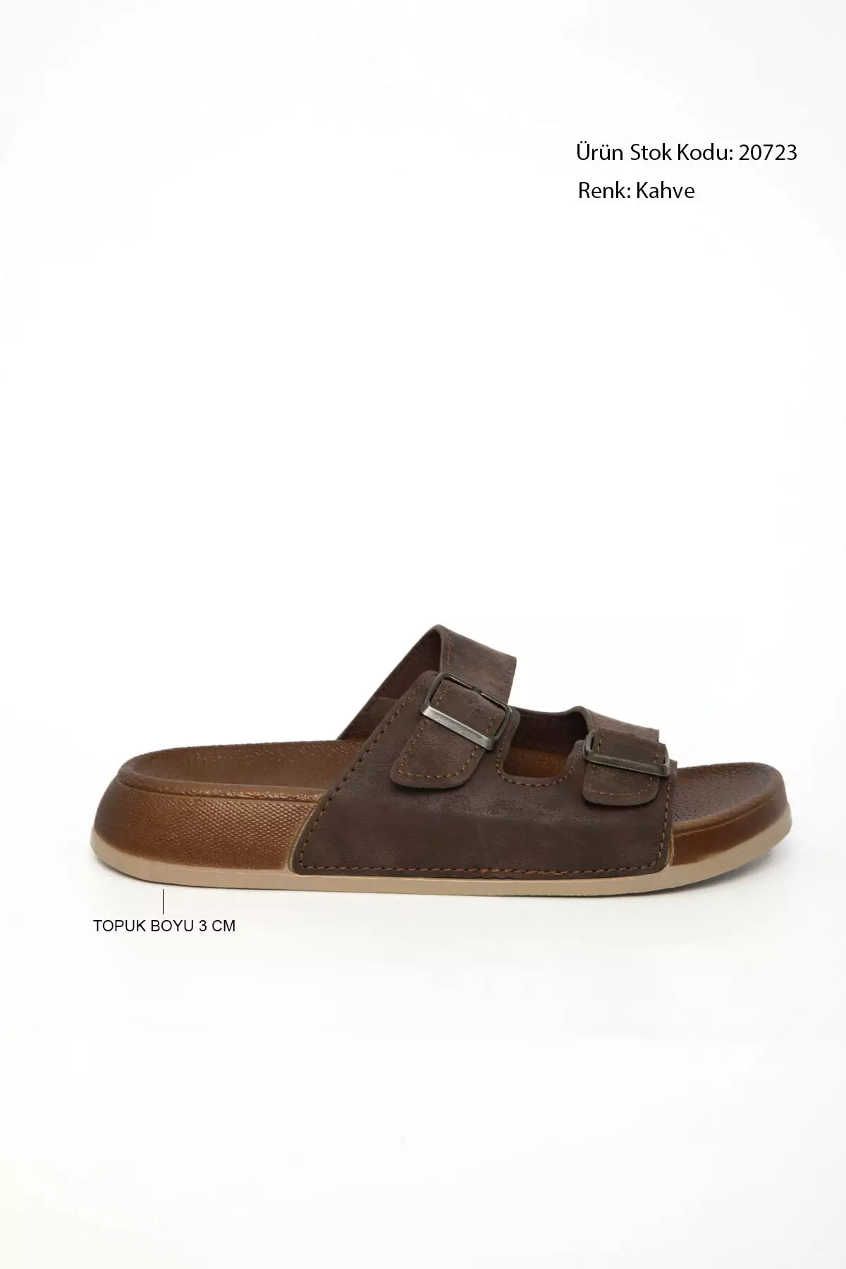 Brown Unisex Slippers 20723