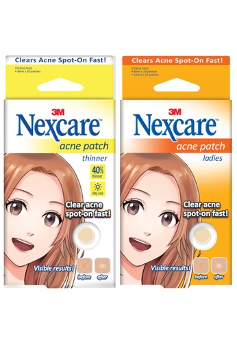 Nexcare 3M Nexcare Ladies Acne Patch - Thinner - 30 patches/box + Ladies Acne Patch - 36 patches/box [Value Set] 768A2ES843CF46GS_1