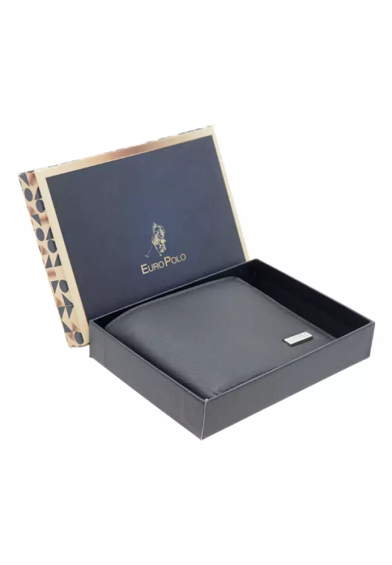 Euro Polo Men's Leather RFID 6 Cards Bifold Wallet EWB 40157