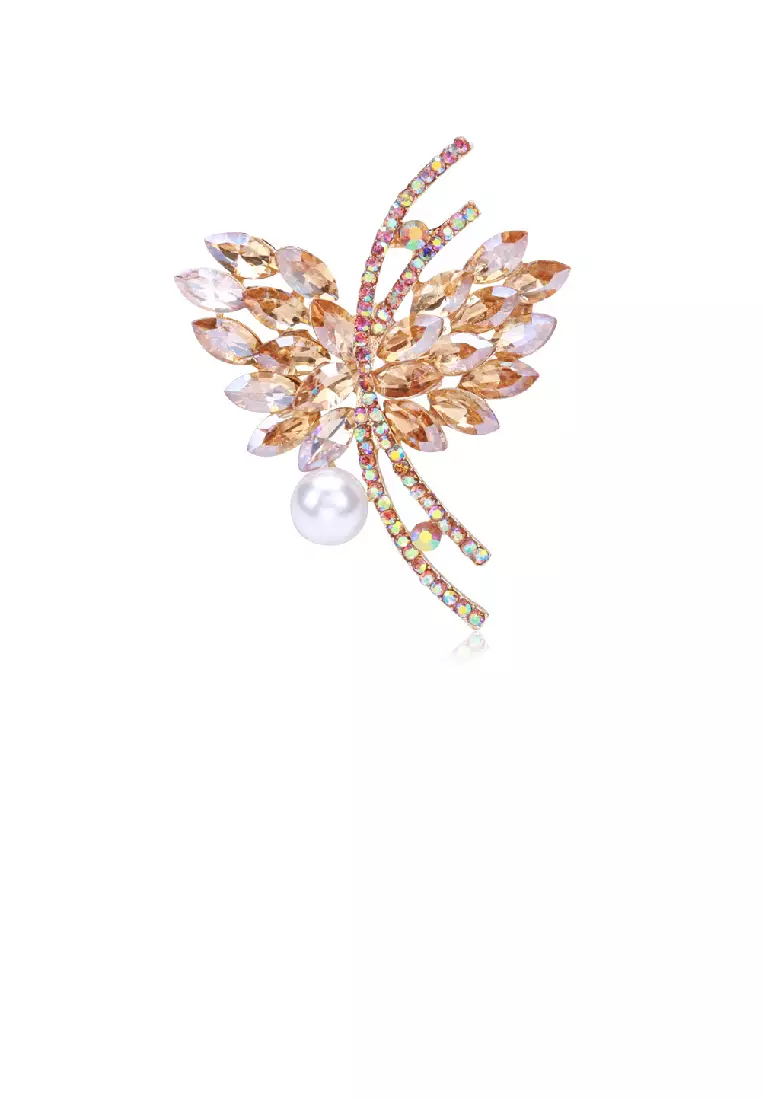 Champagne brooch clearance