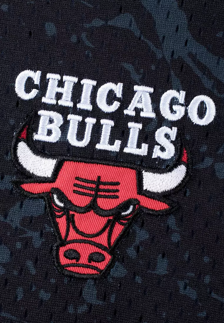 Drops All Over Print Chicago Bulls Regular Fit Mens Basketball Shorts