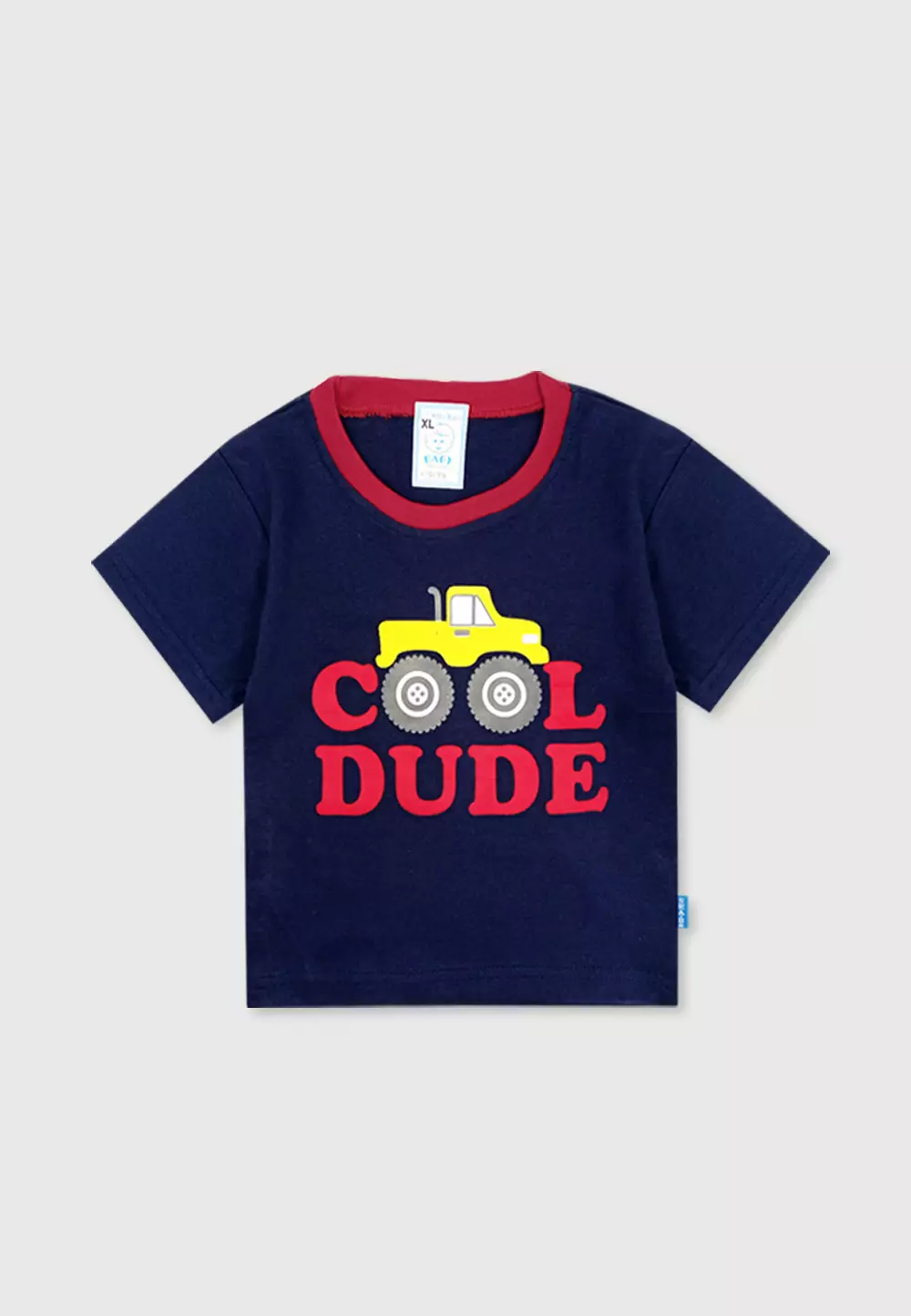 Wakakids Setelan Bayi Laki Laki Baju Lengan Pendek Anak Usia 12 Bulan Hingga 18 Bulan Set Celana Jeans Motif Cool Dude 3177 Navy