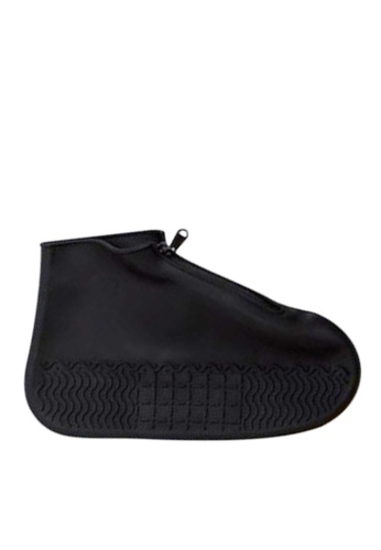Twenty Eight Shoes black VANSA Unisex Waterproof Overshoes VSU-R00-1M 82A95SH220A100GS_1