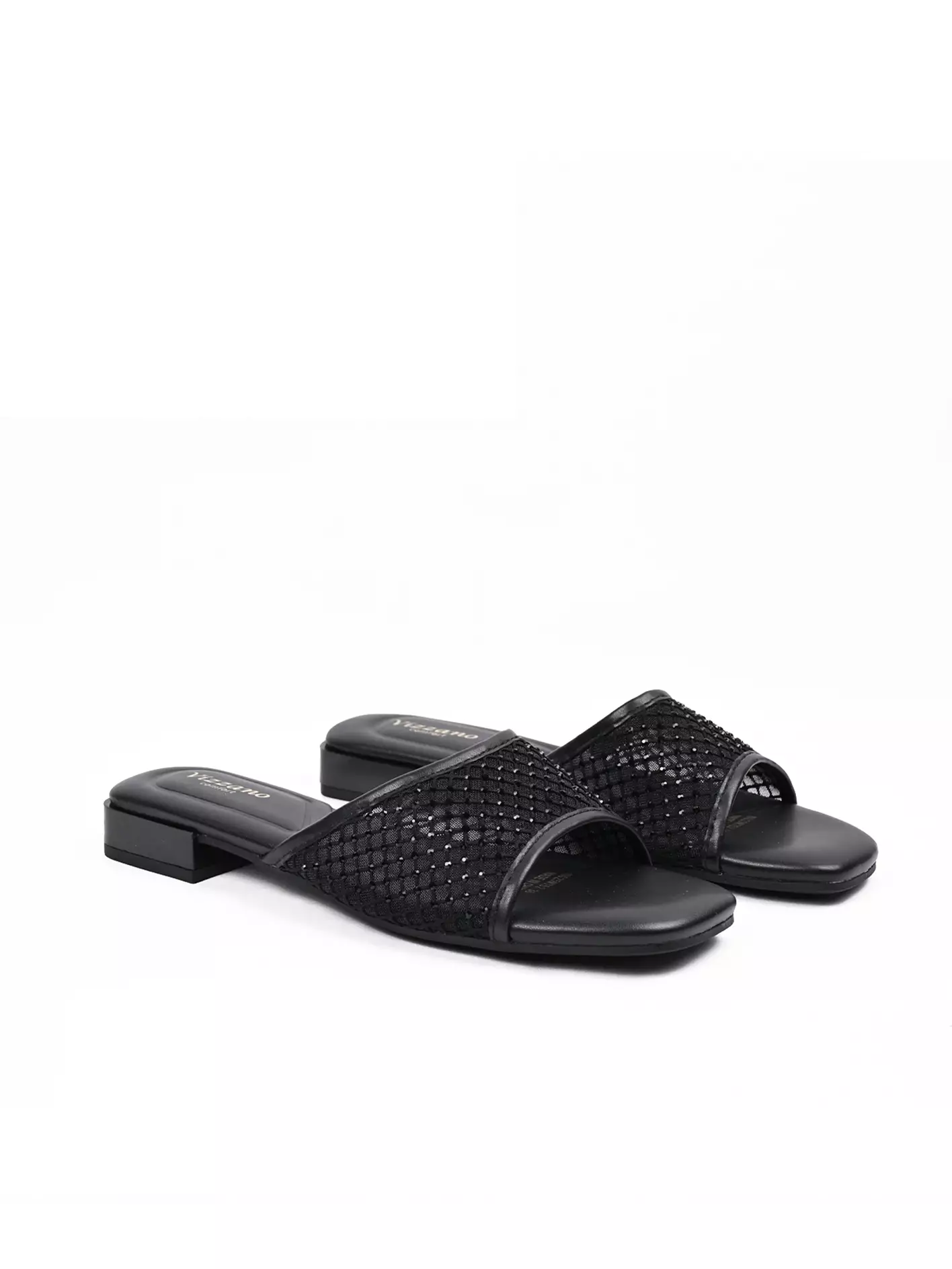 Vizzano Shoes Sandal Flat Wanita Motif Jaring Diamond Design Mia