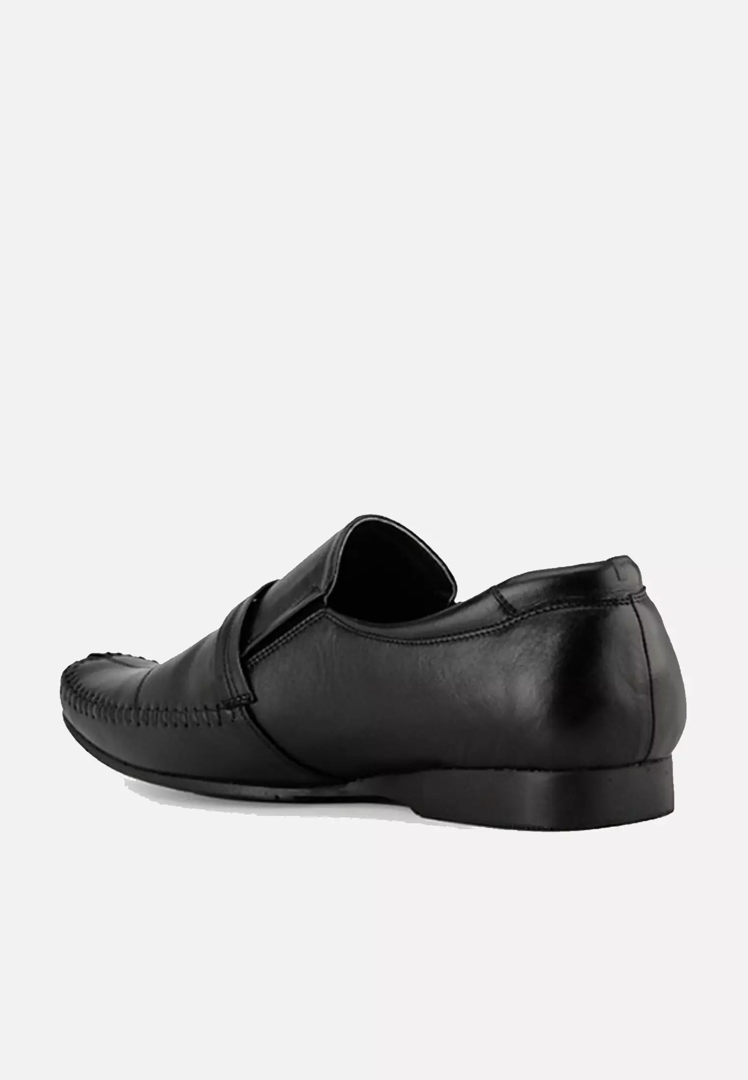 Archer Sepatu Loafer Semi Formal Pria Slip On  Cow Leather - Black