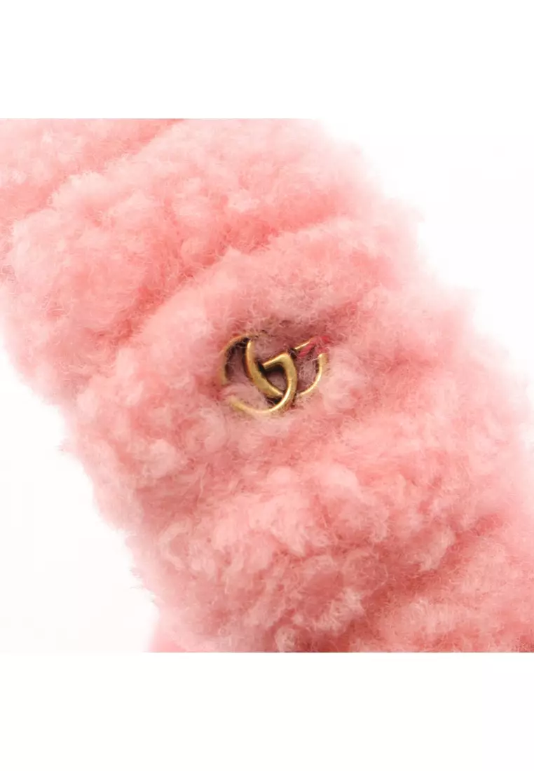 Buy Gucci Pre-Loved Gucci Double G earmuffs accessory shearling