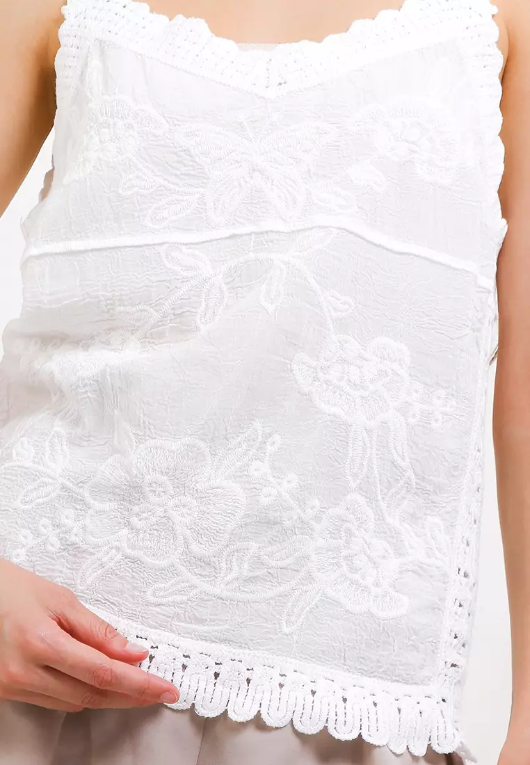 Spring Lace Tank Top